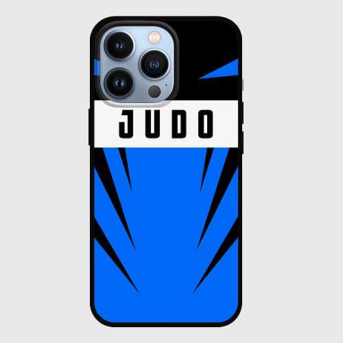 Чехол iPhone 13 Pro Judo Fighter / 3D-Черный – фото 1