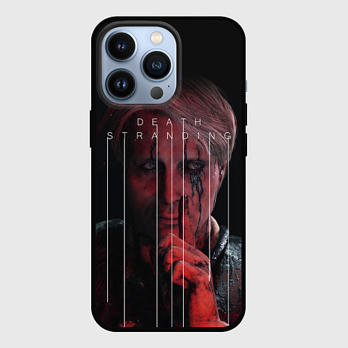 Чехол iPhone 13 Pro Death Stranding / 3D-Черный – фото 1