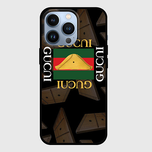 Чехол iPhone 13 Pro Gusli Gusli / 3D-Черный – фото 1