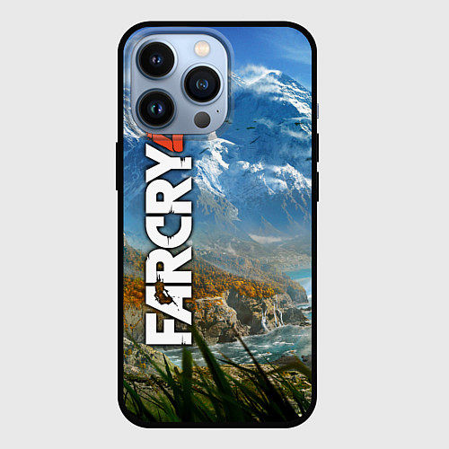 Чехол iPhone 13 Pro Far Cry 4: Ice Mountains / 3D-Черный – фото 1