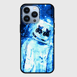 Чехол iPhone 13 Pro Marshmello: Blue Liquid