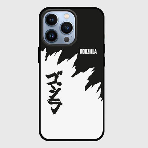 Чехол iPhone 13 Pro Godzilla: Light Style / 3D-Черный – фото 1