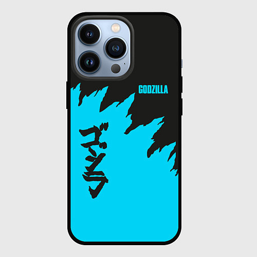 Чехол iPhone 13 Pro GODZILLA / 3D-Черный – фото 1