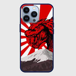 Чехол iPhone 13 Pro Japanese Godzilla