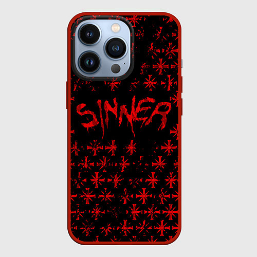 Чехол iPhone 13 Pro Far Cry 5: Sinner / 3D-Красный – фото 1