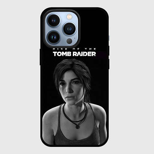 Чехол iPhone 13 Pro Rise if The Tomb Raider / 3D-Черный – фото 1