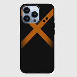 Чехол для iPhone 13 Pro KATSUKI BAKUGOU полосы, цвет: 3D-черный
