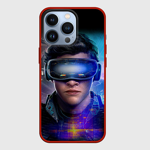 Чехол iPhone 13 Pro Ready Player One / 3D-Красный – фото 1