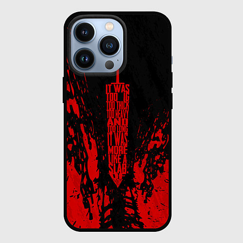 Чехол iPhone 13 Pro Berserk Sword / 3D-Черный – фото 1
