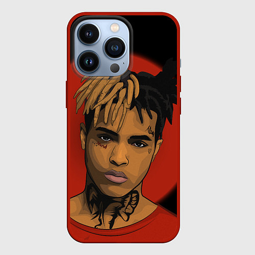 Чехол iPhone 13 Pro XXXTentacion: Red Sun / 3D-Красный – фото 1