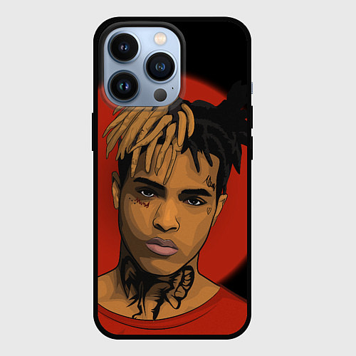 Чехол iPhone 13 Pro XXXTentacion: Red Sun / 3D-Черный – фото 1