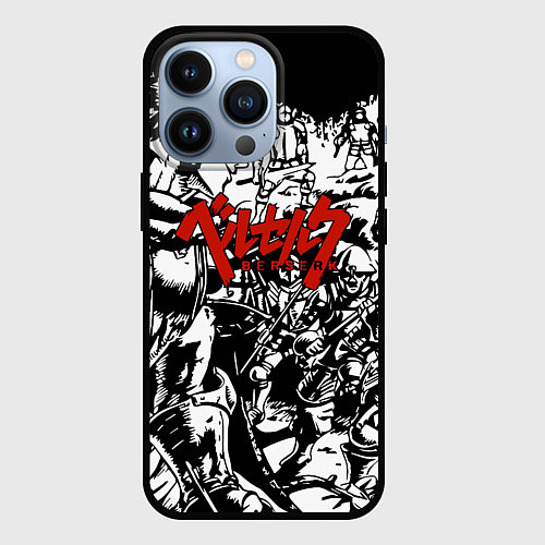 Чехол iPhone 13 Pro Berserk Stories / 3D-Черный – фото 1