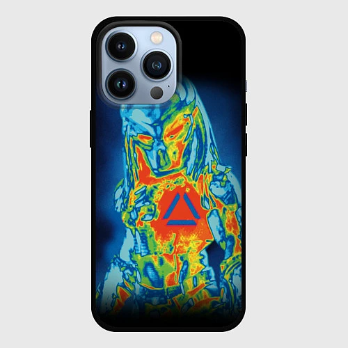 Чехол iPhone 13 Pro Predator Vision / 3D-Черный – фото 1