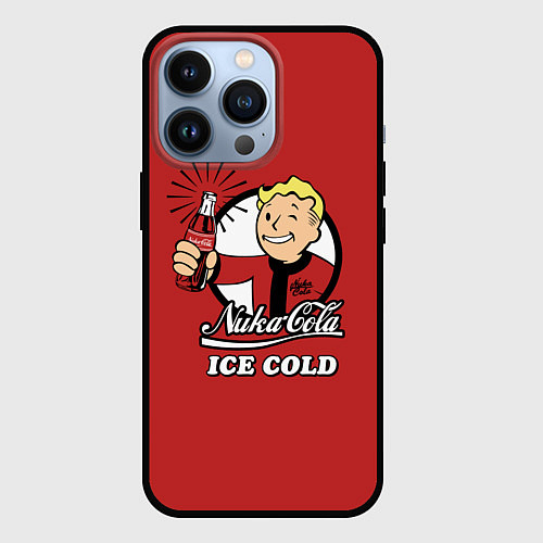 Чехол iPhone 13 Pro Nuka Cola: Ice Cold / 3D-Черный – фото 1