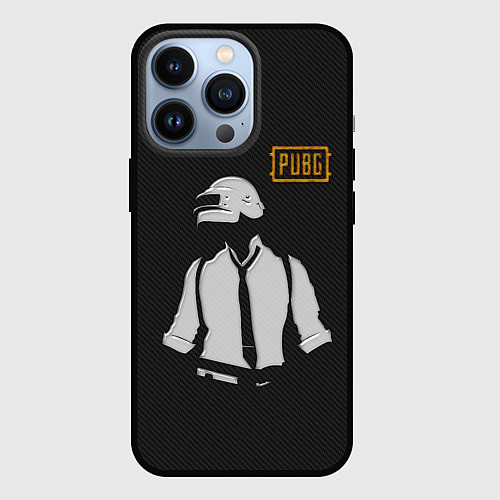 Чехол iPhone 13 Pro PUBG: Online / 3D-Черный – фото 1