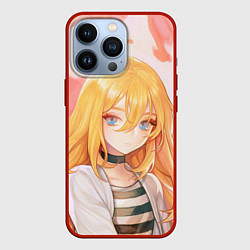 Чехол для iPhone 13 Pro Satsuriku no Tenshi, цвет: 3D-красный