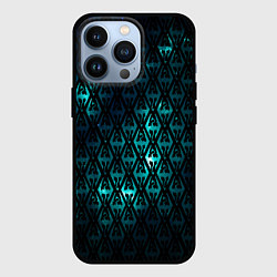 Чехол iPhone 13 Pro TES: Blue Pattern