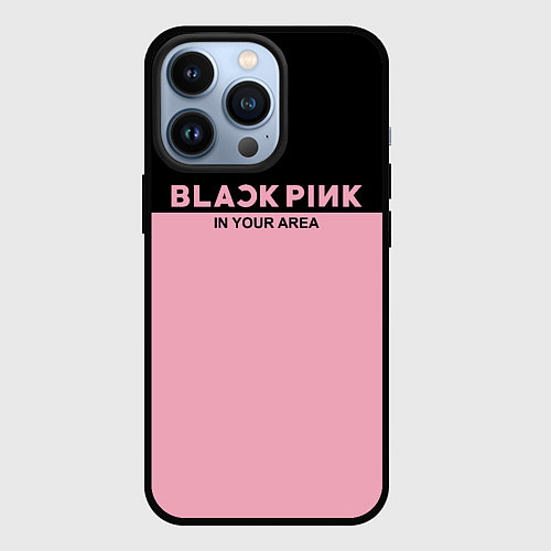 Чехол iPhone 13 Pro Black Pink: In Your Area / 3D-Черный – фото 1