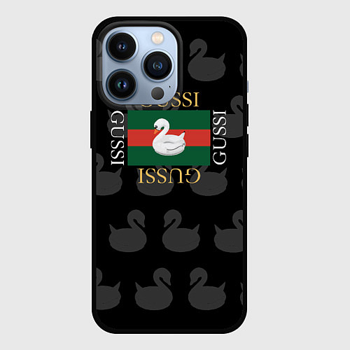 Чехол iPhone 13 Pro GUSSI: Little Style / 3D-Черный – фото 1