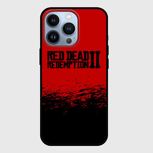 Чехол iPhone 13 Pro Red Dead Redemption II / 3D-Черный – фото 1