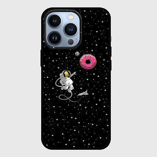 Чехол iPhone 13 Pro Homer Spaceman / 3D-Черный – фото 1