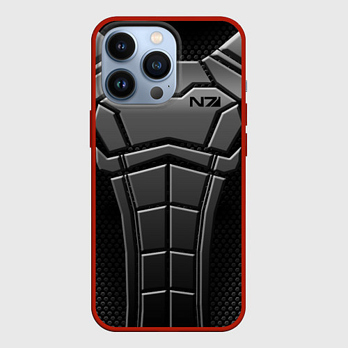 Чехол iPhone 13 Pro Soldier N7 / 3D-Красный – фото 1