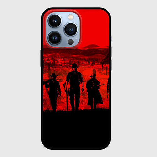 Чехол iPhone 13 Pro RDR 2: Sunset / 3D-Черный – фото 1