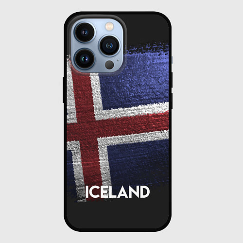 Чехол iPhone 13 Pro Iceland Style / 3D-Черный – фото 1