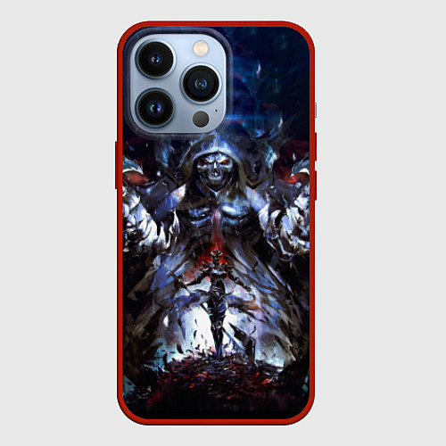 Чехол iPhone 13 Pro Overlord / 3D-Красный – фото 1