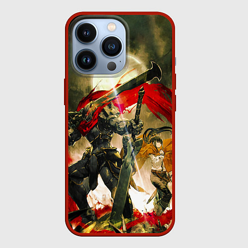 Чехол iPhone 13 Pro Momonga Narberal Gamma / 3D-Красный – фото 1