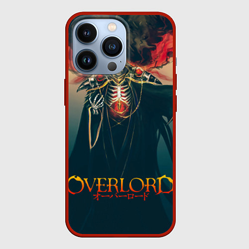 Чехол iPhone 13 Pro Momonga Overlord / 3D-Красный – фото 1