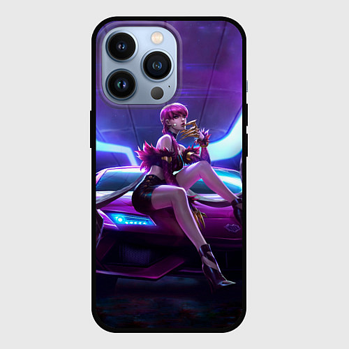 Чехол iPhone 13 Pro Evelynn / 3D-Черный – фото 1