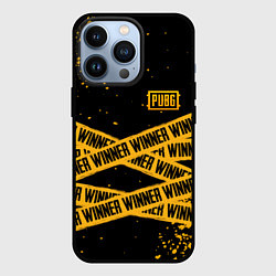 Чехол для iPhone 13 Pro PUBG: Only Winner, цвет: 3D-черный