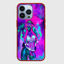 Чехол для iPhone 13 Pro Akali KDA, цвет: 3D-красный