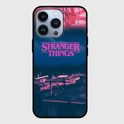 Чехол iPhone 13 Pro Stranger Things: Pink Heaven