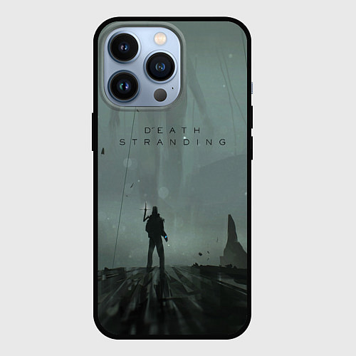 Чехол iPhone 13 Pro Death Stranding / 3D-Черный – фото 1