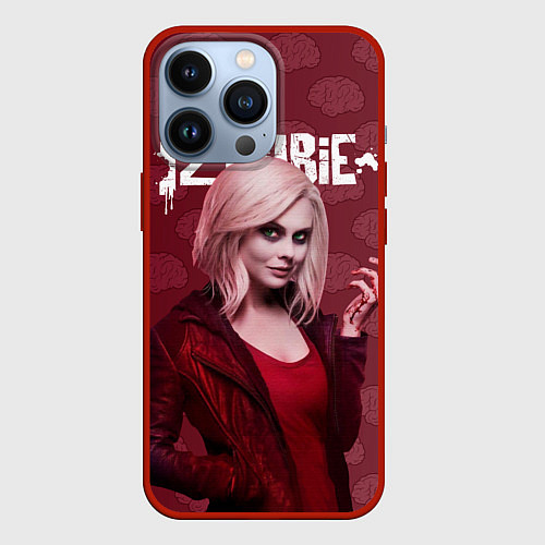 Чехол iPhone 13 Pro I-ZOMBIE / 3D-Красный – фото 1