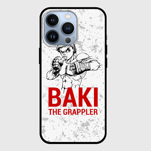 Чехол iPhone 13 Pro Baki the Grappler / 3D-Черный – фото 1