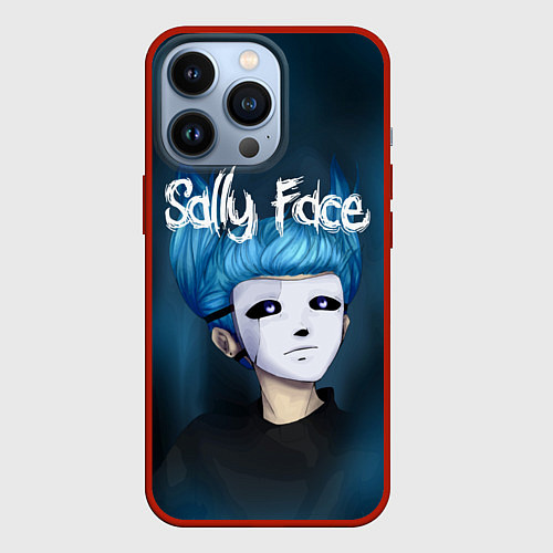 Чехол iPhone 13 Pro Sally Face / 3D-Красный – фото 1