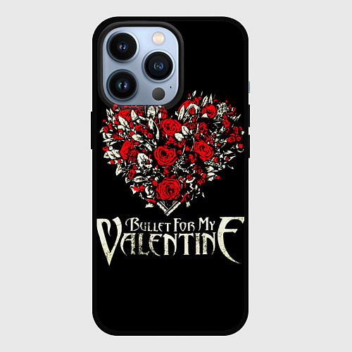 Чехол iPhone 13 Pro Bullet For My Valentine: Temper Temper / 3D-Черный – фото 1