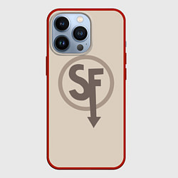 Чехол для iPhone 13 Pro SANITYS FALL, цвет: 3D-красный