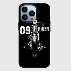 Чехол для iPhone 13 Pro 09 Rider, цвет: 3D-черный