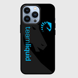 Чехол для iPhone 13 Pro TEAM LIQUID, цвет: 3D-черный