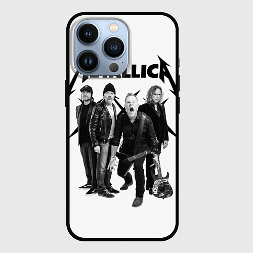 Чехол iPhone 13 Pro Metallica / 3D-Черный – фото 1