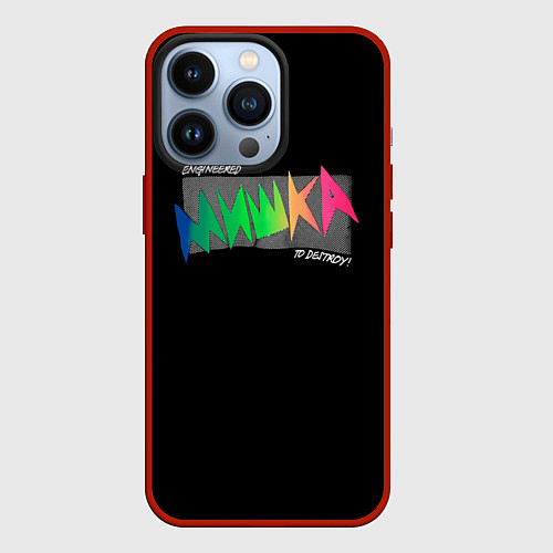 Чехол iPhone 13 Pro Mishka NYC x Tessa Violet / 3D-Красный – фото 1