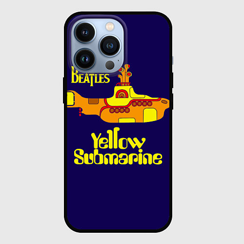 Чехол iPhone 13 Pro The Beatles: Yellow Submarine / 3D-Черный – фото 1