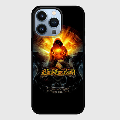 Чехол iPhone 13 Pro Blind Guardian: Guide to Space / 3D-Черный – фото 1