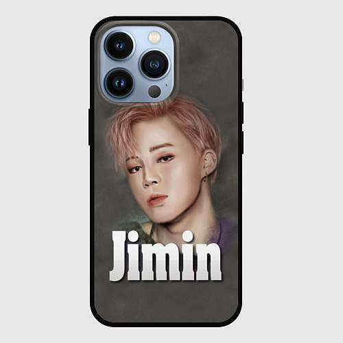 Чехол iPhone 13 Pro BTS Jimin / 3D-Черный – фото 1