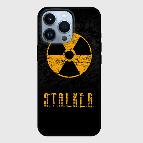 Чехол iPhone 13 Pro STALKER: Radioactive / 3D-Черный – фото 1
