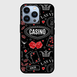 Чехол для iPhone 13 Pro Casino, цвет: 3D-черный